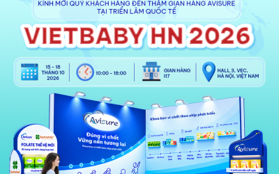 Avisure tham gia Vietbaby Fair Hà Nội 2026 – Hẹn gặp ba mẹ tại gian hàng I17
